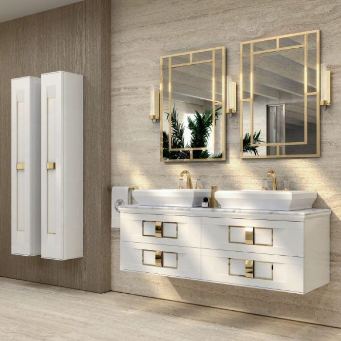 Prestige collection of Luxury Bathroom italian design furniture by Oasis